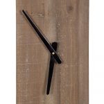 Ladd Natural/Black Industrial Wall Clock