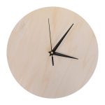 Wooden Clock Face Blank Diy Wooden Decorative Wall Clock Panel No Batteries Included Retro Minimalist Decorative Items